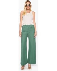 Mother - The Ditcher Roller Zip Skimp Dark Ivy Pants - Lyst