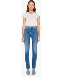 Mother - High Waisted Rider Skimp Hue Are You? Jeans - Lyst