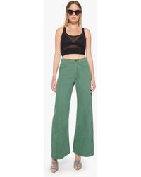 Mother - Snacks! The Lemon Twist Sneak Dark Ivy Pants - Lyst