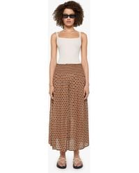 Natalie Martin - Bella Skirt Grande Polka Dot & Tan - Lyst