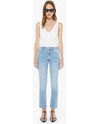 Mother - The Mid Rise Dazzler Ankle Fray Blessing - Lyst