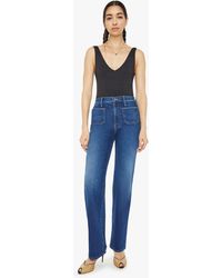 Mother - The Patch Pocket Rambler Zip Sneak These Boots Are Made For Walkin' Jeans - Lyst