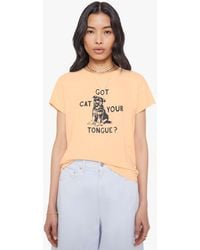 Mother - The Boxy Goodie Cat Got Your Tongue? T-Shirt - Lyst