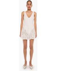 Natalie Martin - Jasper Shorts Athena Embroidery Salt - Lyst