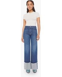 Mother - Petites The Lil Hustler Roller Sneak Cuff Shoes And Riffs - Lyst