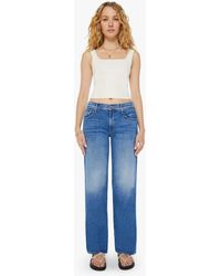 Mother - The Mid Rise Maven Sneak Different Strokes Jeans - Lyst