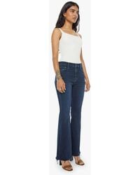 Mother - Petites The Lil Weekender Fray Chip On My Shoulder Jeans - Lyst