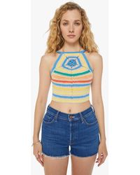 Mother - The Cinch Tank Top Candy Stripe - Lyst