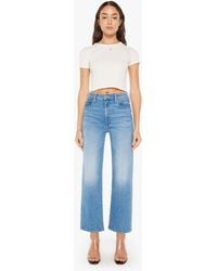 Mother - The Rambler Zip Flood Out Of The Jeans - Lyst