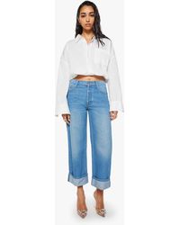 Mother - Snacks! The Smoothie Crop Cuff Secret Ingredient Jeans - Lyst