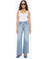 Mother - Petites The Lil Hustler Roller Sneak I Confess Jeans - Lyst
