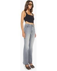 Mother - High Waisted Weekender Fray Catch Me Outside Jeans - Lyst