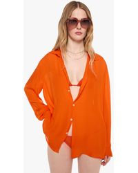 SPRWMN - Mara Button Up Shirt - Lyst