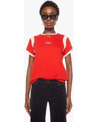 Mother - The Boxy Goodie Inset Jag T-Shirt - Lyst
