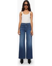 Mother - Petites The Lil Hustler Roller Patch Pocket Sneak Taking Chances Jeans - Lyst
