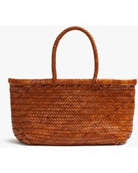 Basket Case - Goa Medium Leather Tote - Lyst