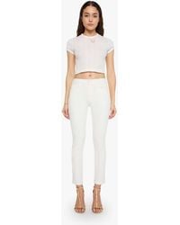 Mother - The Mid Rise Dazzler Ankle Fairest Of Them All Jeans - Lyst