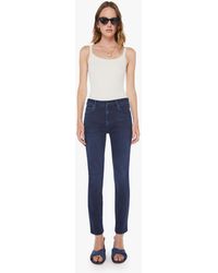 Mother - The Mid Rise Dazzler Ankle Chip On My Shoulder Jeans - Lyst