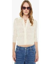 Mother - The Crop Raquette Drop Shot Shirt - Lyst