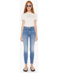 Mother - High Waisted Looker Ankle On The Road Jeans - Lyst