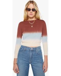 Mother - The Crew Neck Jumper Ivory Shirt - Lyst