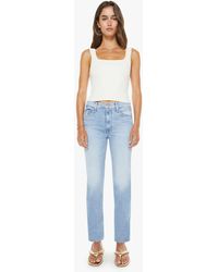 Mother - High Waisted Rider Hover Comeback Kid Jeans - Lyst