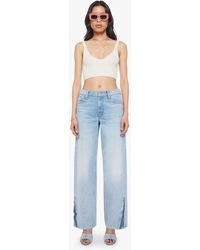 Mother - The Turn Key Spinner Sneak I Could Care Less Jeans - Lyst