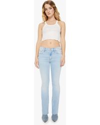 Mother - Petites The Lil' Insider Sneak Lost Art Jeans - Lyst