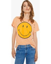 MadeWorn - Keep Smiling Peach Fuzz T-shirt - Lyst