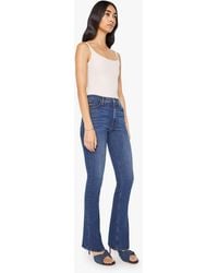 Mother - High Waisted Runaway Start Your Engines! Jeans - Lyst