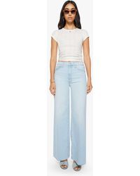 Mother - The Ditcher Roller Zip Skimp Shaken Not Stirred Jeans - Lyst