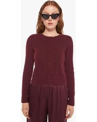 SABLYN - Emilia Cardigan Bordeaux Shirt - Lyst
