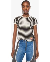 Mother - The Boxy Goodie And Cream Stripe T-Shirt - Lyst