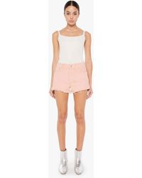 Mother - The Dodger Shorts Shorts Fray Peach Parfait - Lyst