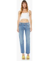 Mother - The Mid Rise Hiker Hover Penny For Your Thoughts Jeans - Lyst