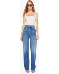 Mother - The Tune Up Maven Sneak Opposites Attract Jeans - Lyst