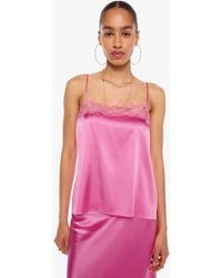 SABLYN - Haya Lace Trim Camisole Top Dahlia - Lyst