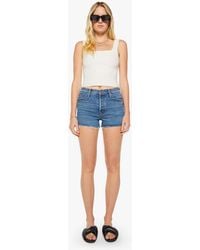 Mother - The Tomcat Kick Fray Shorts Thrill Seeker Jeans - Lyst