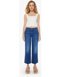 Mother - The Mid Rise Rambler Zip Ankle Coastal Colors Jeans - Lyst