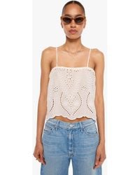 Natalie Martin - Fern Camisole Top Athena Embroidery Salt - Lyst