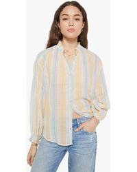 Alix Of Bohemia - Poet Blouse Sunwash Stripe Shirt - Lyst