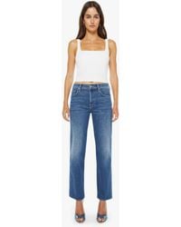 Mother - The Mid Rise Rambler Zip Ankle Catch My Drift Jeans - Lyst