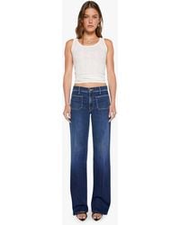 Mother - The Patch Pocket Mid Rise Maven Sneak Backstage Pass Jeans - Lyst