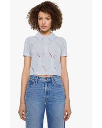 SABLYN - Cadence Shrunken Polo Whisper Shirt - Lyst