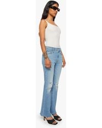 Mother - Petites The Lil Weekender Fray Chaos Is Calling Jeans - Lyst