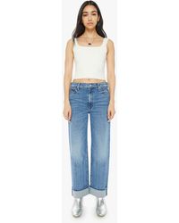 Mother - The Dodger Flood Cuff Toil And Trouble Jeans - Lyst