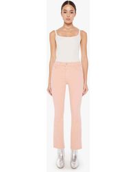 Mother - The Insider Hover Peach Parfait Jeans - Lyst