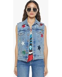 Mother - La Doublej X The Clean Armhole Drifter Vest Star Of Show Jacket - Lyst