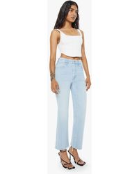 Mother - Petites The Lil Hustler Ankle Fray Ball's - Lyst