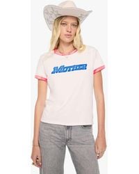 Mother - The Lil Goodie Ringer Flock T-Shirt - Lyst